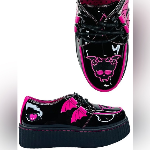 Dolls Kill Shoes - Monster High | NWOB cyber Y2K grunge Dracula YRU platform creepers